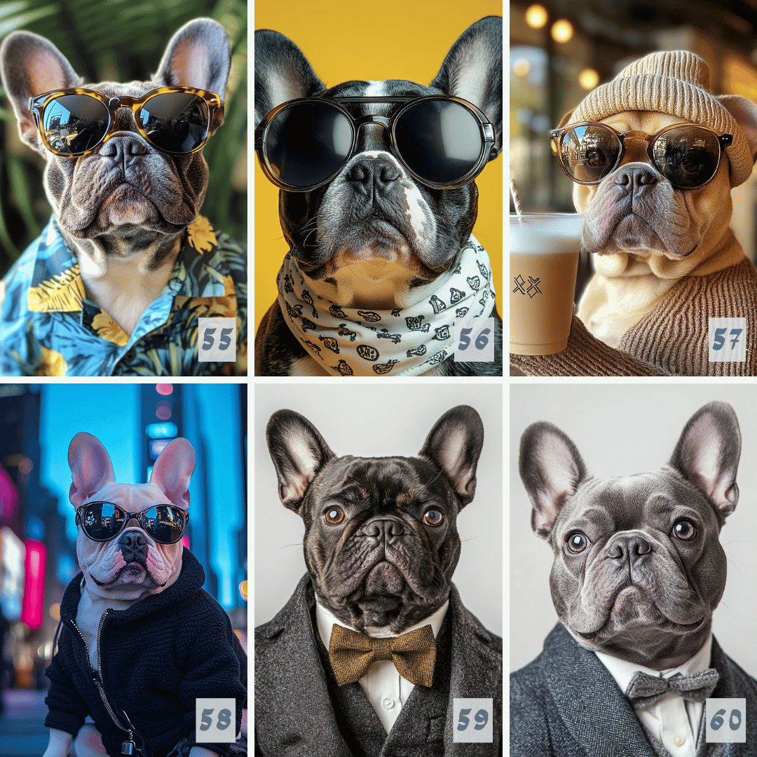 Custom French Bulldog Portrait