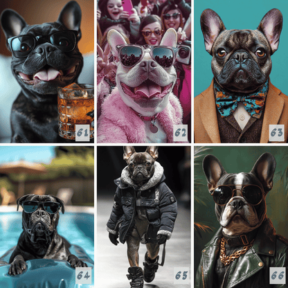 Custom French Bulldog Portrait