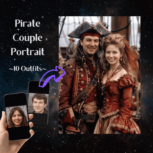 Pirate Couple Portrait