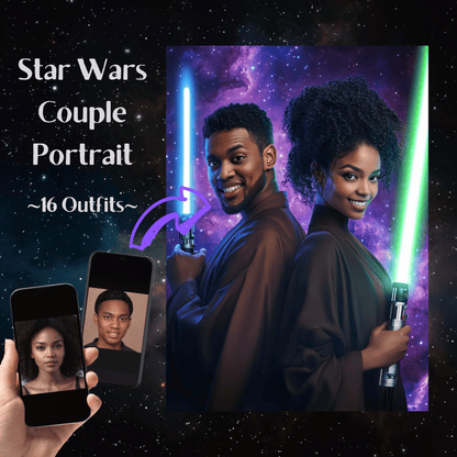 Star Wars Couple Portrait