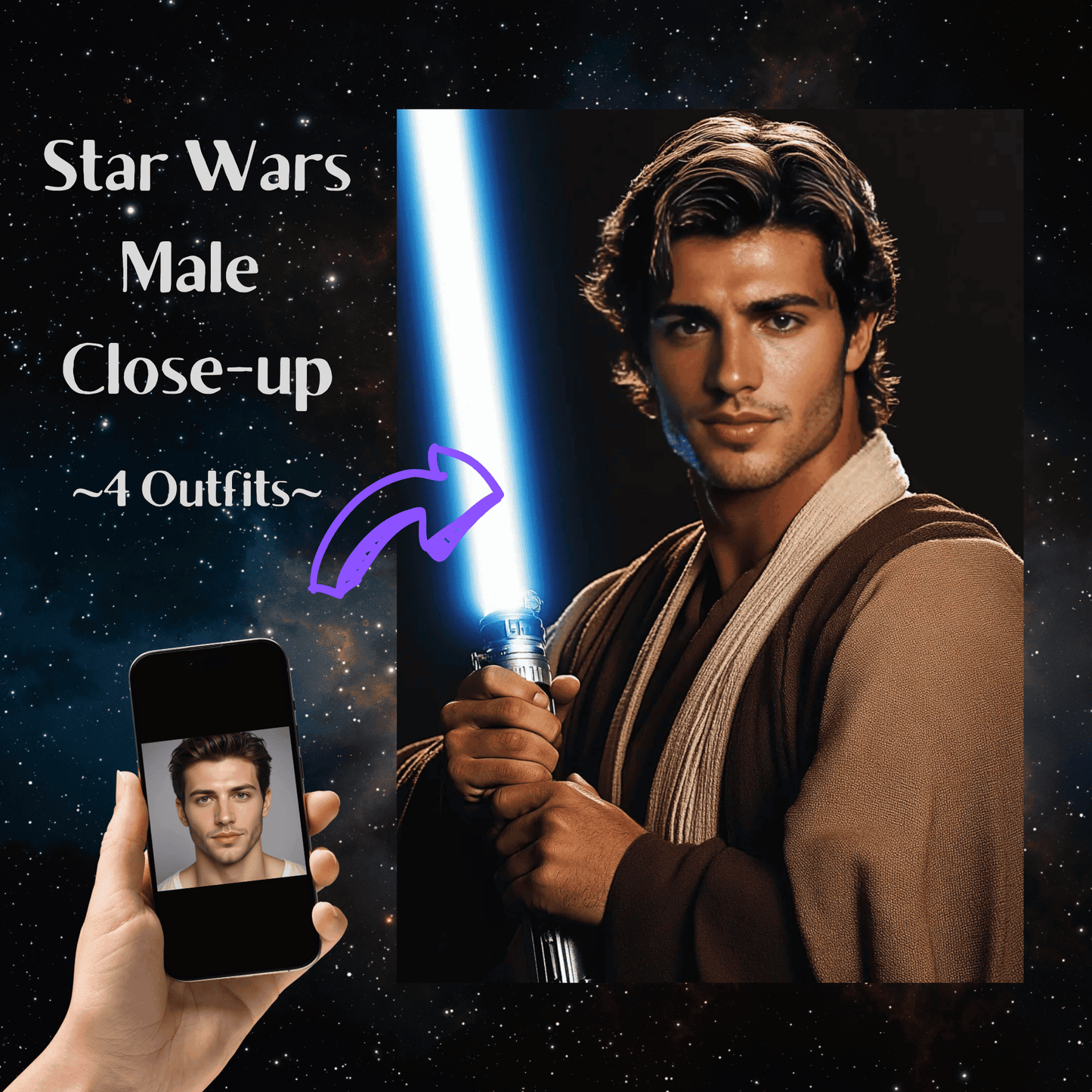 Star Wars Male Close-up Portrait