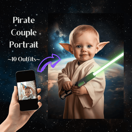 Star Wars Baby Portrait