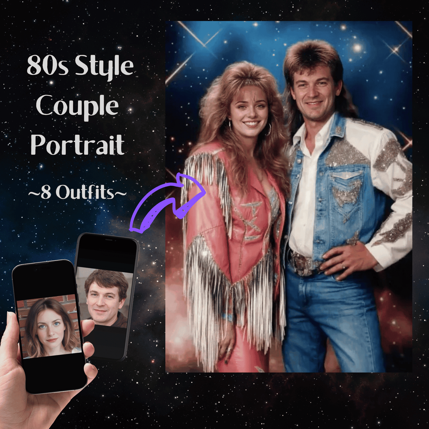 80s Style Couple