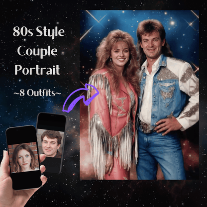 80s Style Couple