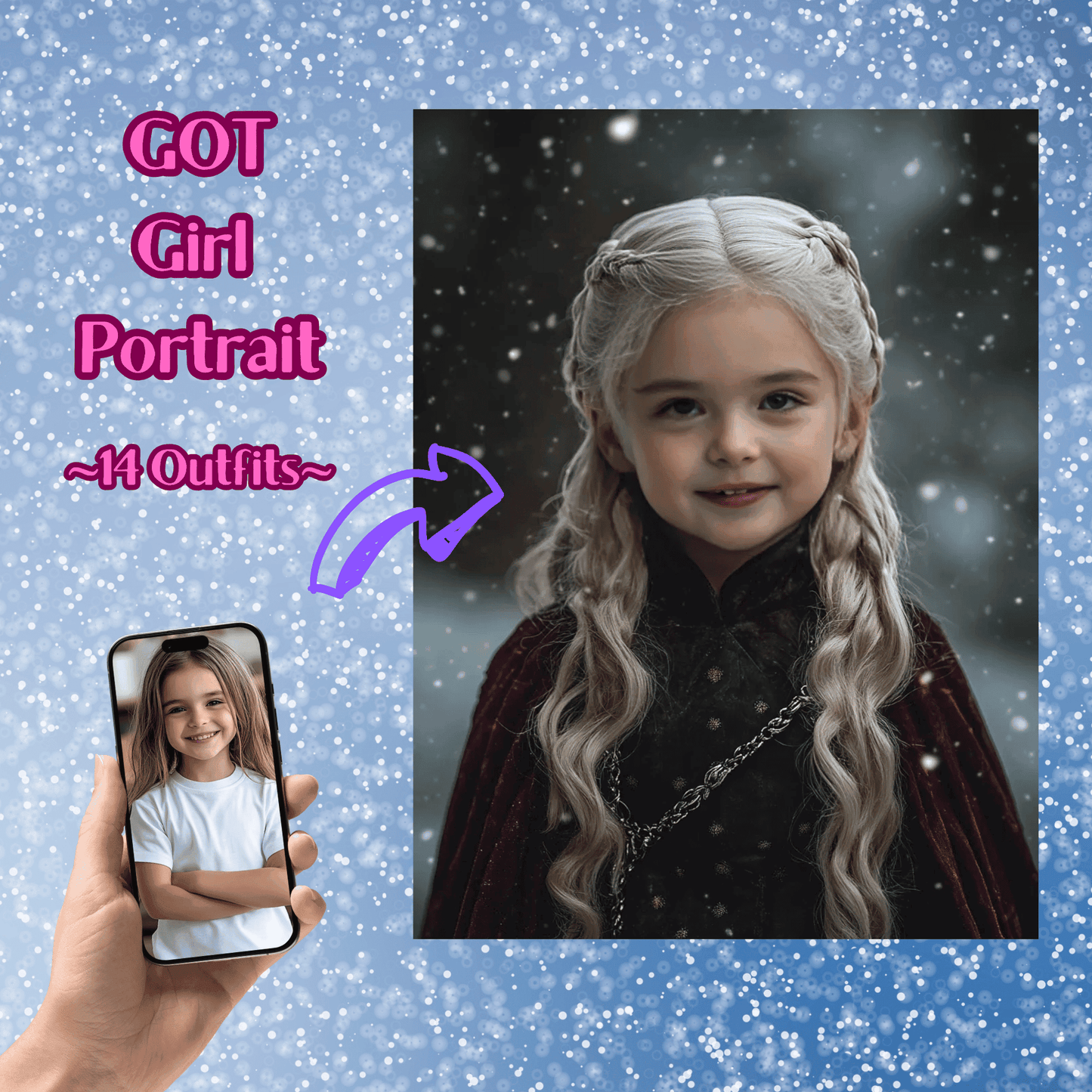 Game of Thrones Girl Portrait