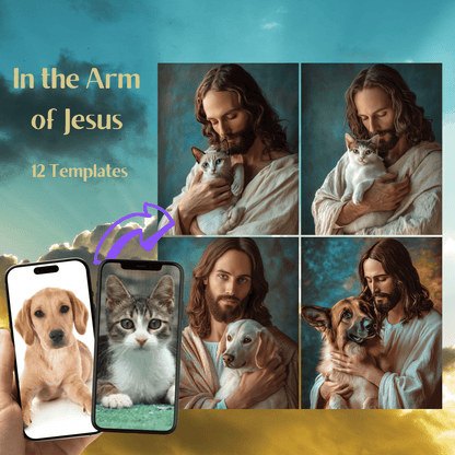 In the Arm of Jesus - Pet Memorial