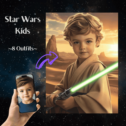 Star Wars Jedi Children Portrait