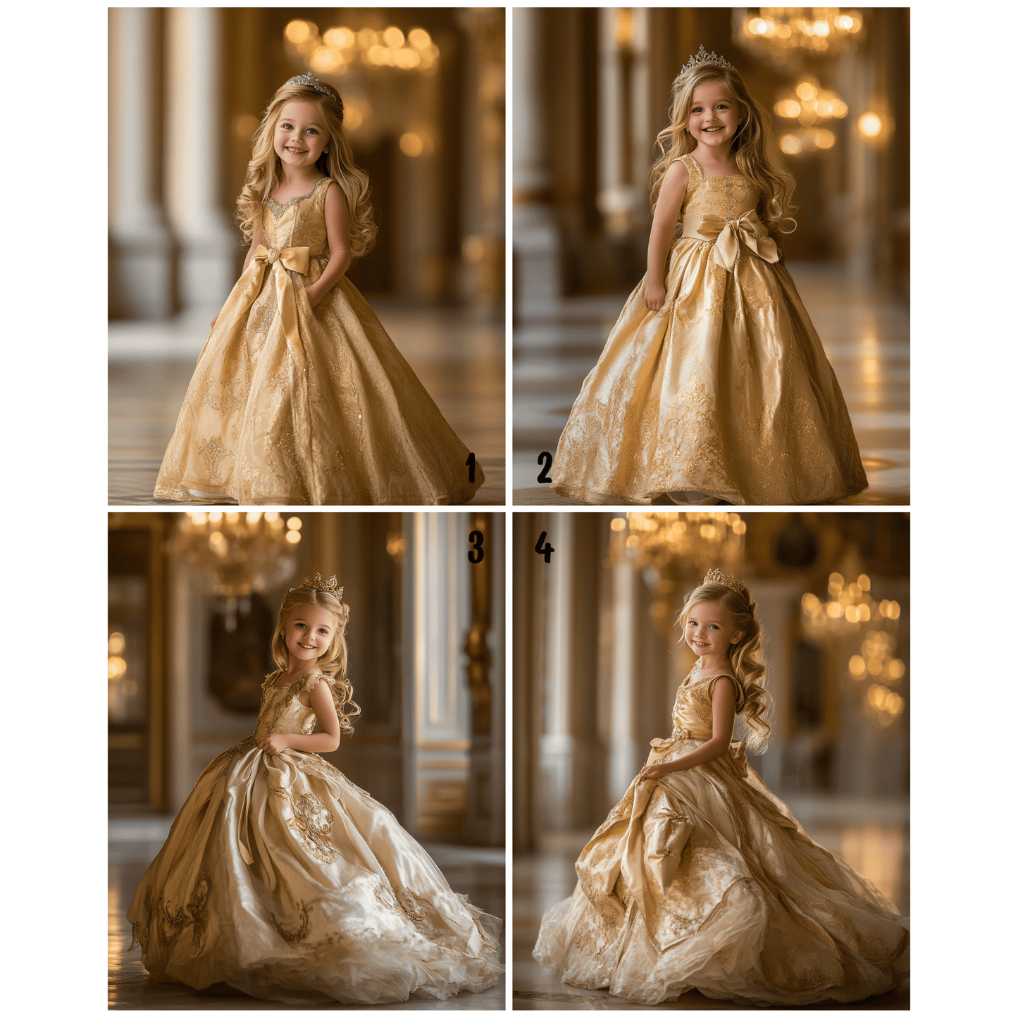 Princess in Yellow Dress - Girl