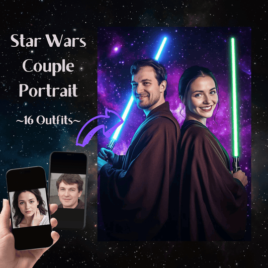 Star Wars Couple Portrait