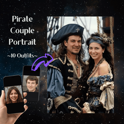 Pirate Couple Portrait