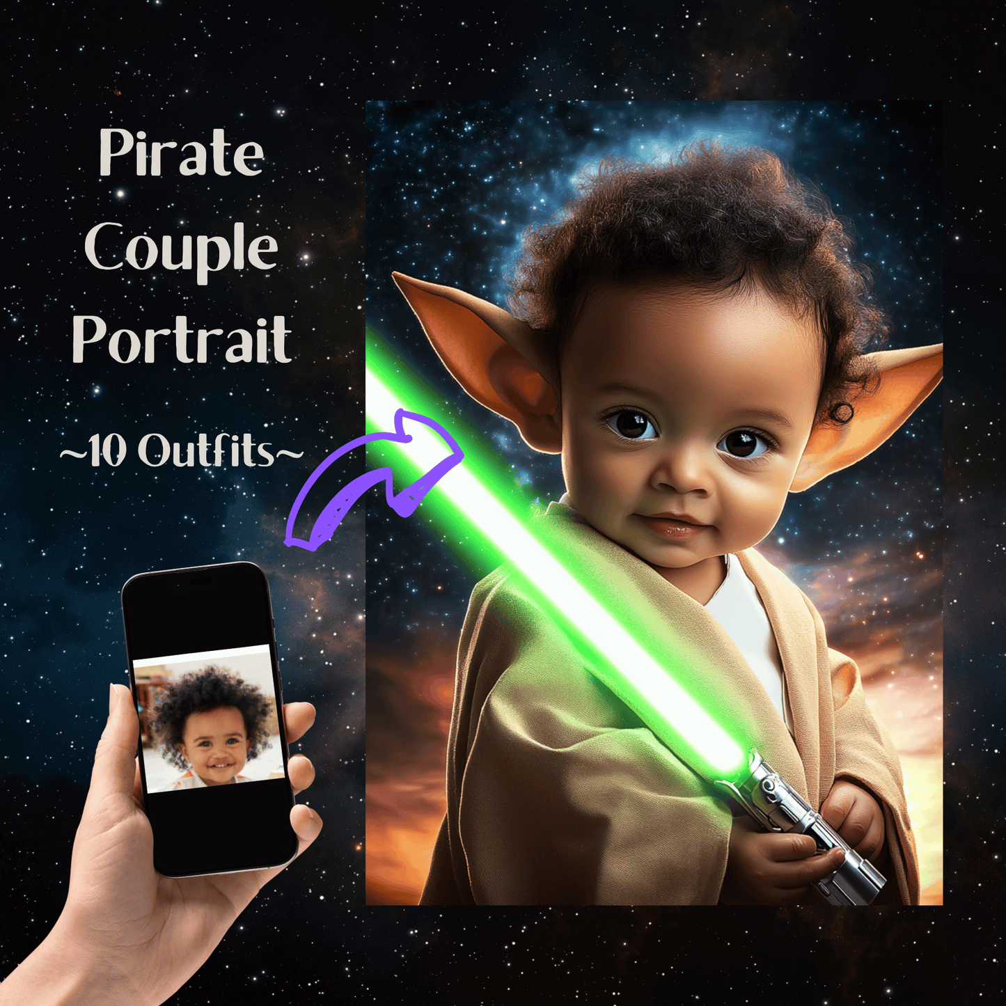 Star Wars Baby Portrait