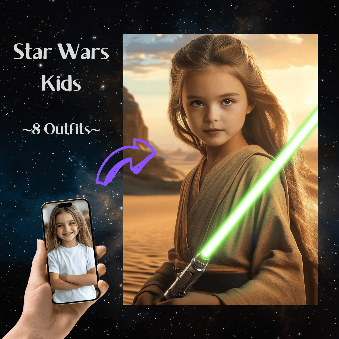 Star Wars Jedi Children Portrait