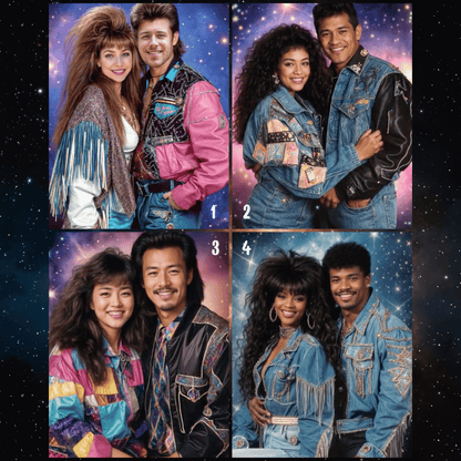 80s Style Couple