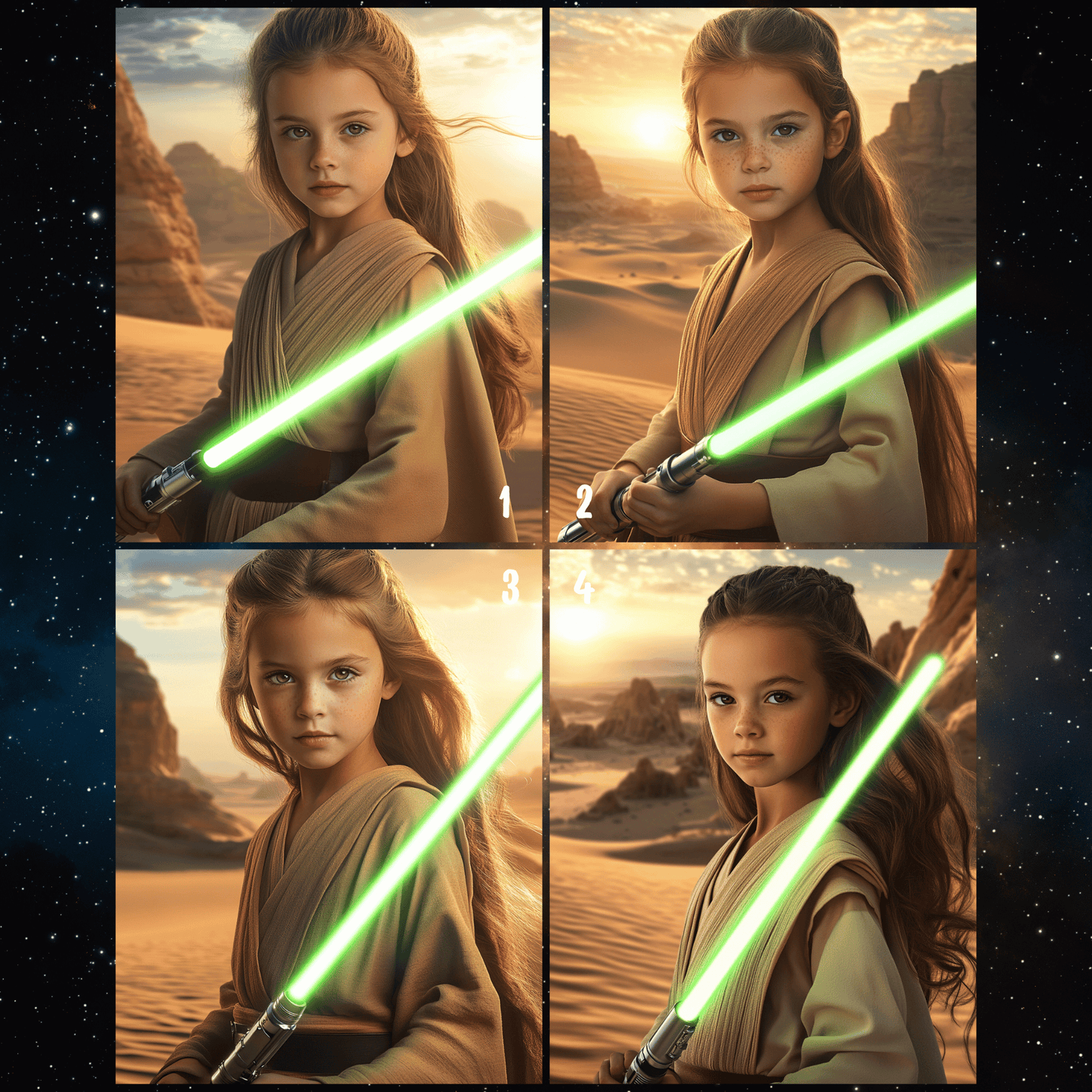 Star Wars Jedi Children Portrait