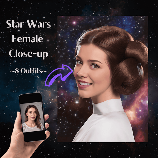 Star Wars Female Close-up Portrait