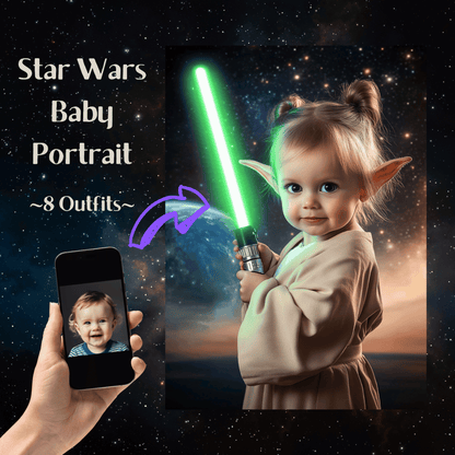 Star Wars Baby Portrait