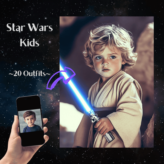 Star Wars Children Portrait  (in the Desert)