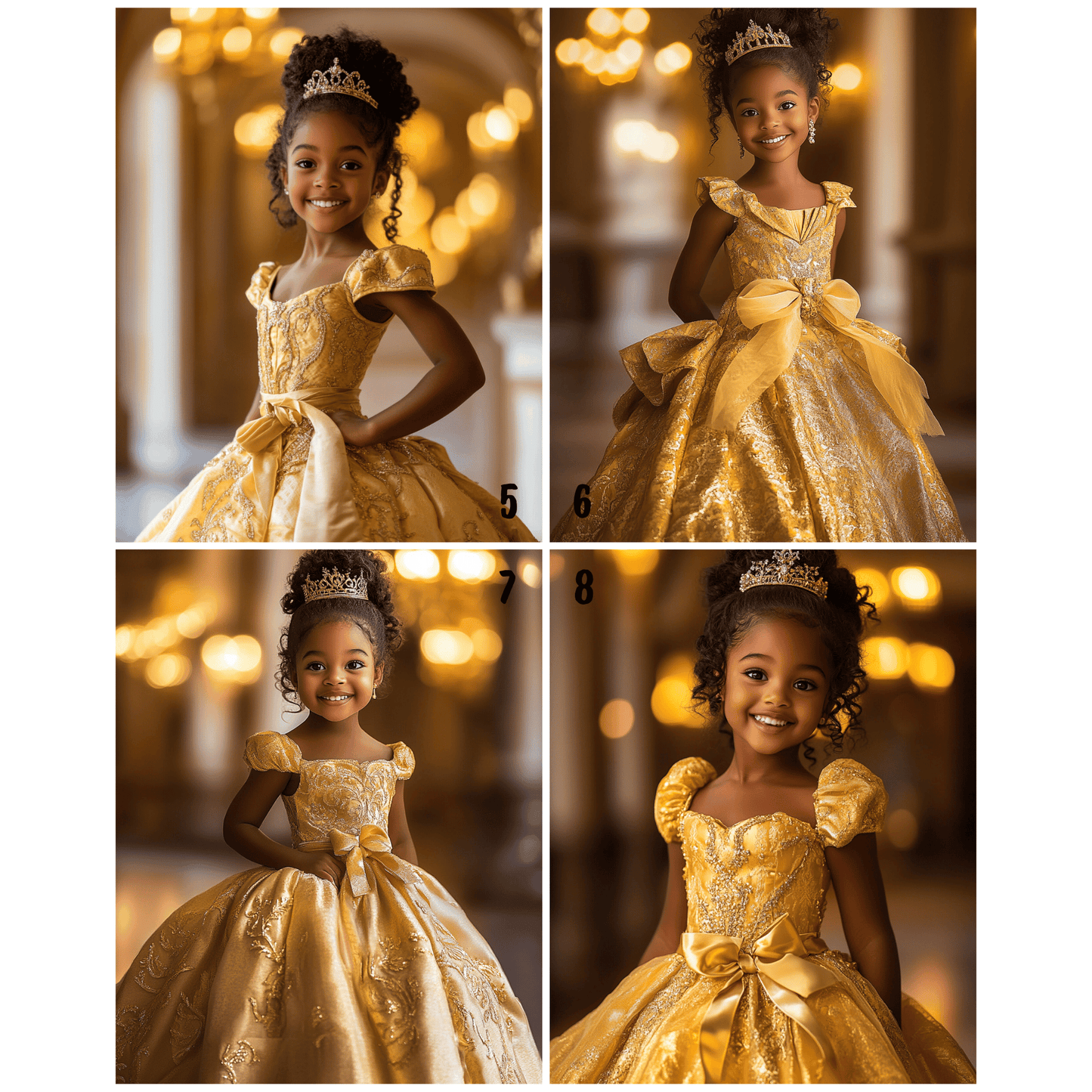 Princess in Yellow Dress - Girl