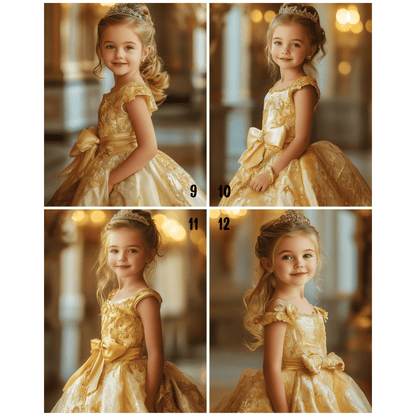 Princess in Yellow Dress - Girl