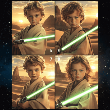 Star Wars Jedi Children Portrait