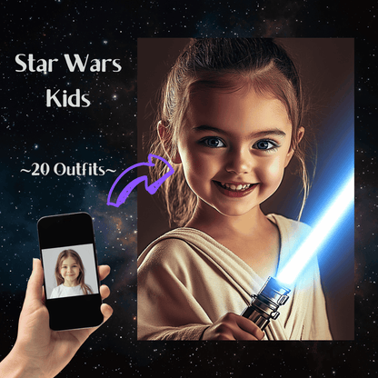 Star Wars Children Portrait  (in the Desert)