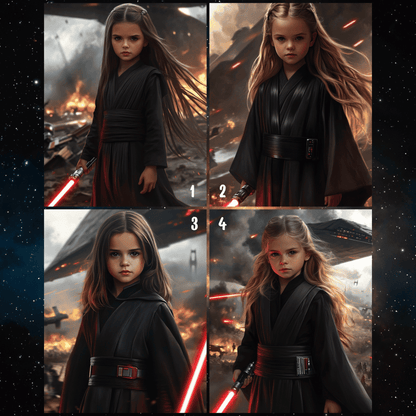 Star Wars Children Portrait (in the Battlefield)