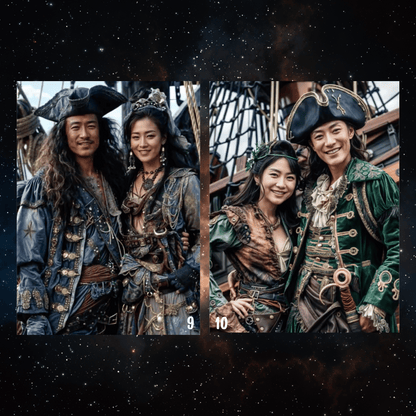 Pirate Couple Portrait