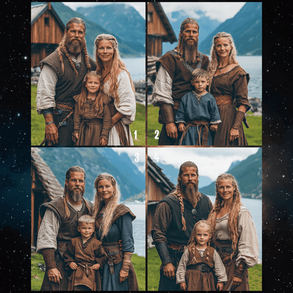 Viking Family Portrait