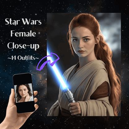 Star Wars Female Close-up Portrait