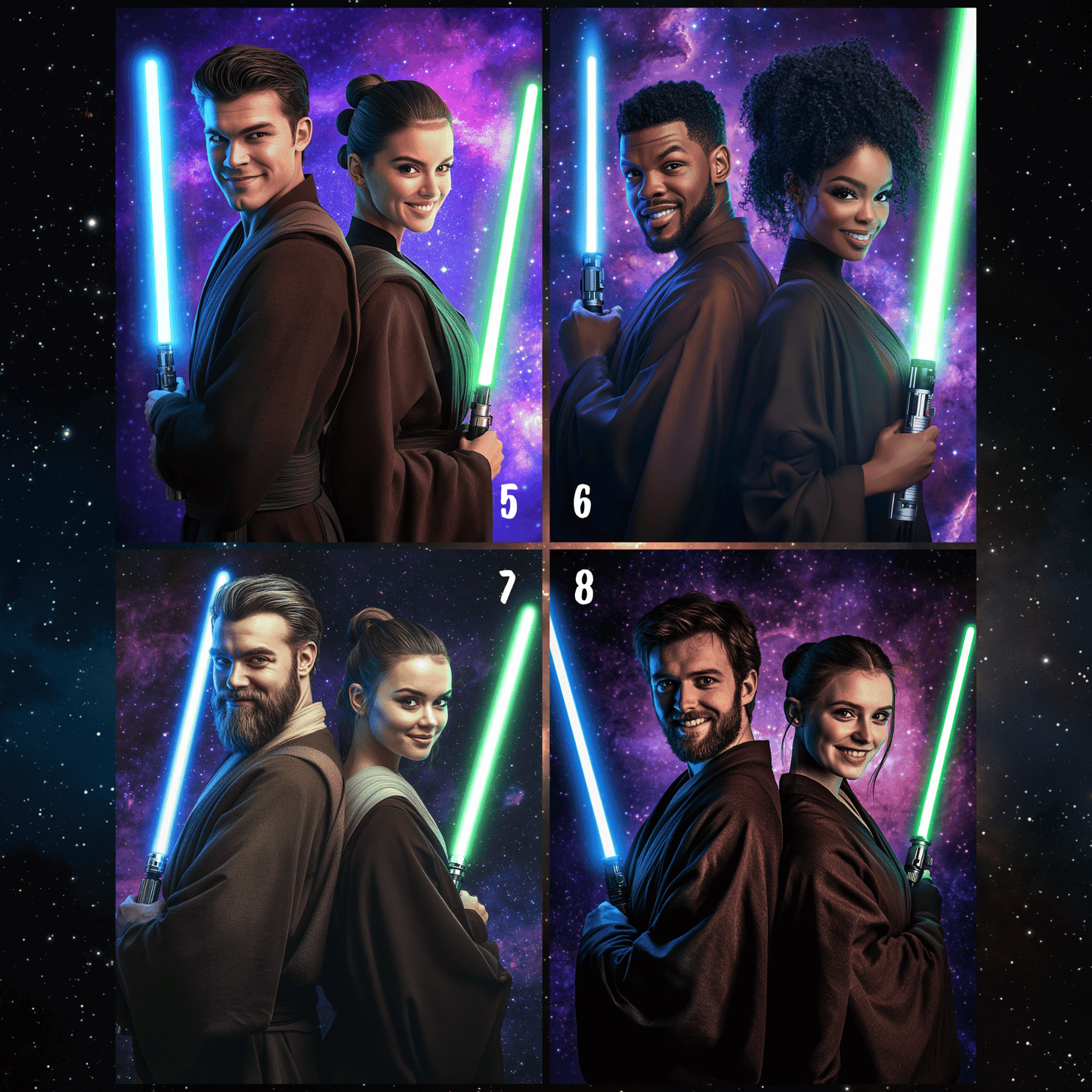 Star Wars Couple Portrait