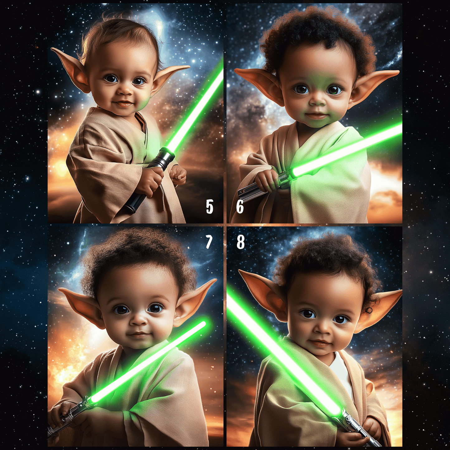 Star Wars Baby Portrait