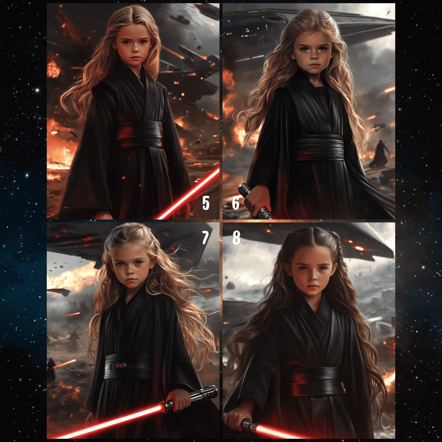 Star Wars Children Portrait (in the Battlefield)