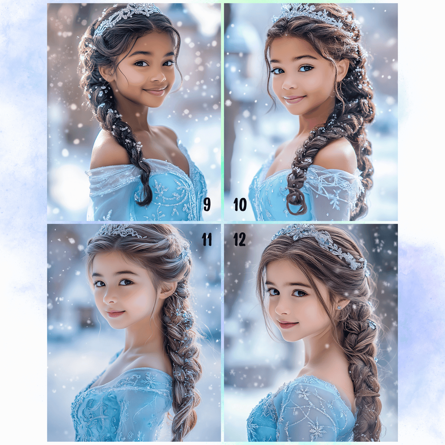 Princess in Blue Dress - Girl