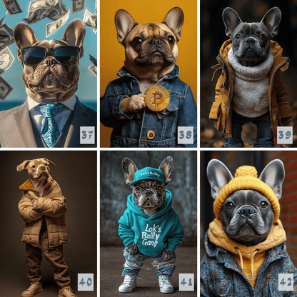 Custom French Bulldog Portrait