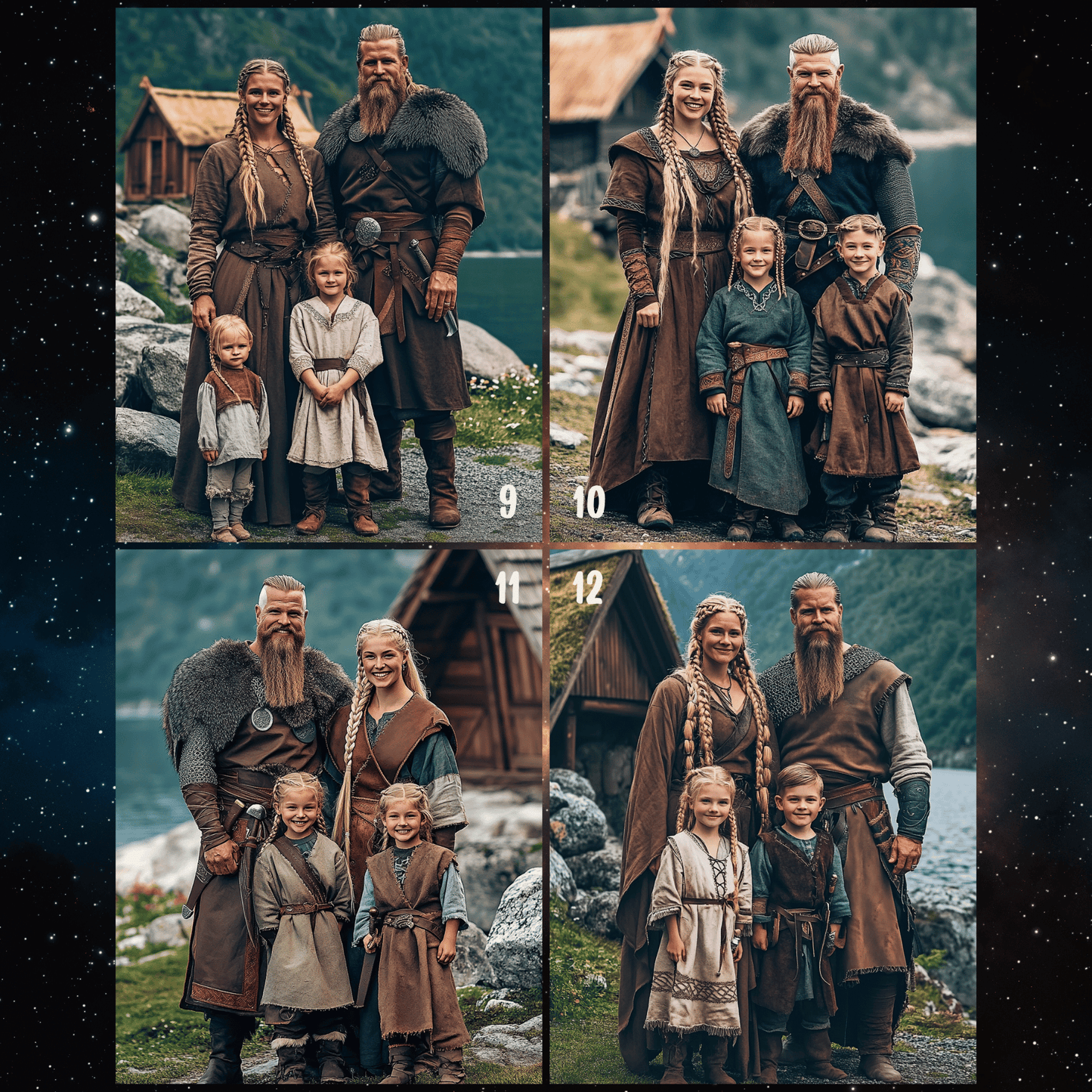 Viking Family Portrait