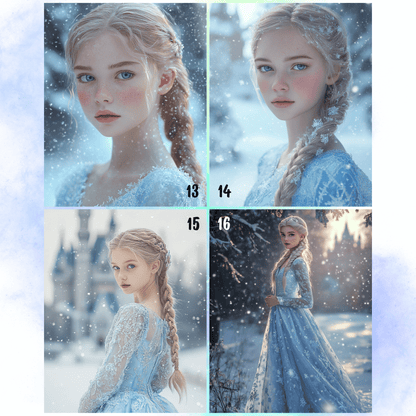 Princess in Blue Dress - Girl