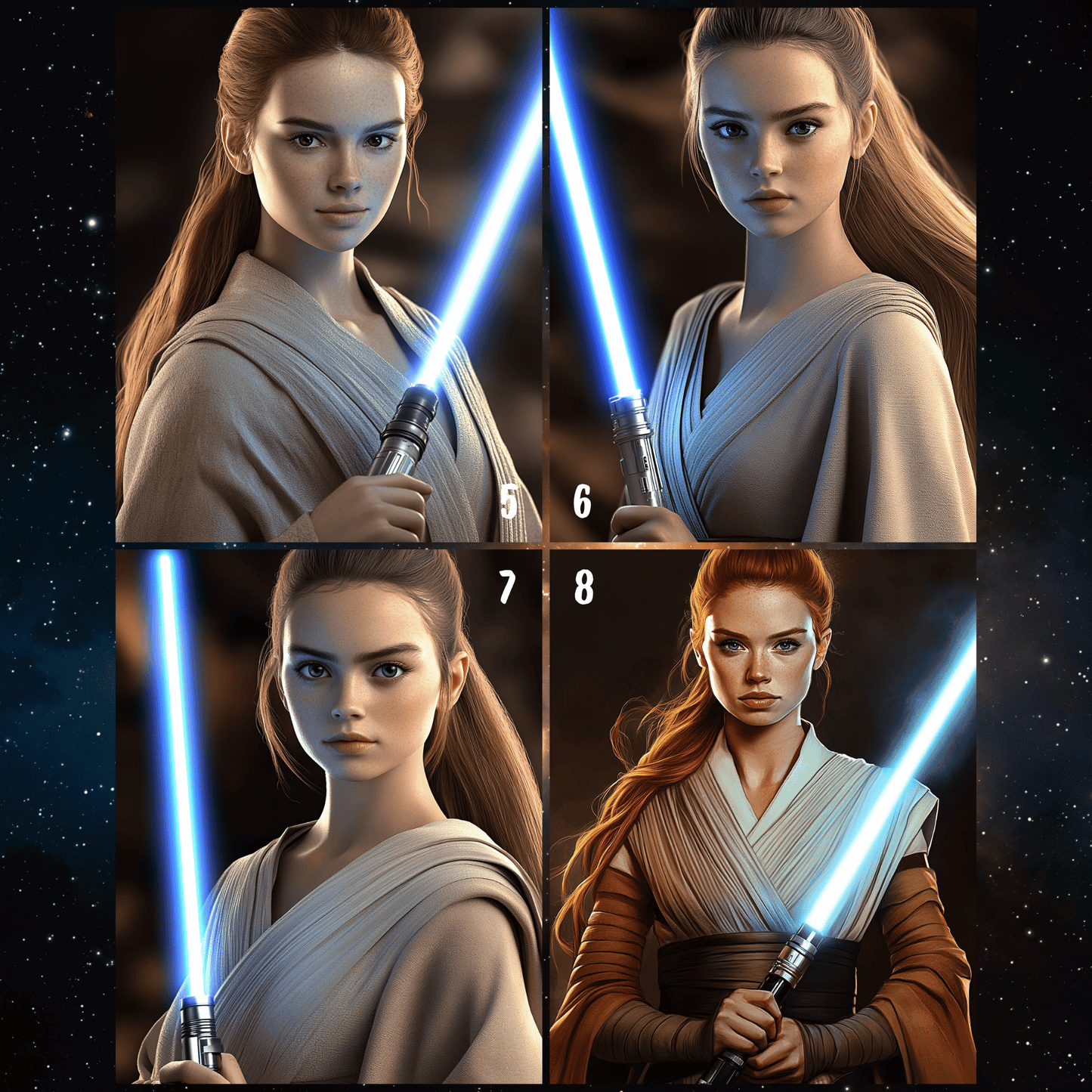 Star Wars Female Close-up Portrait