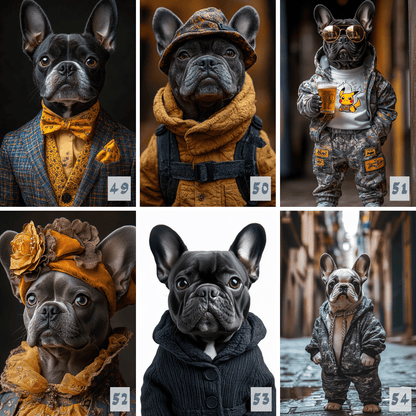 Custom French Bulldog Portrait