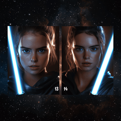 Star Wars Female Close-up Portrait