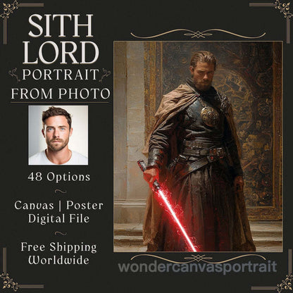 Star Wars Sith Lord Male Portrait