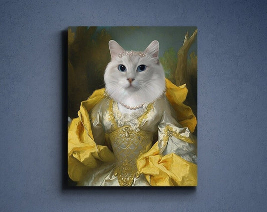 Custom Queen Cat Portrait