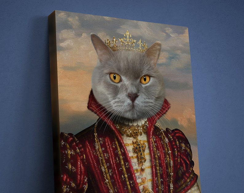 Custom Renaissance Pet Portrait