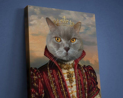 Custom Renaissance Pet Portrait