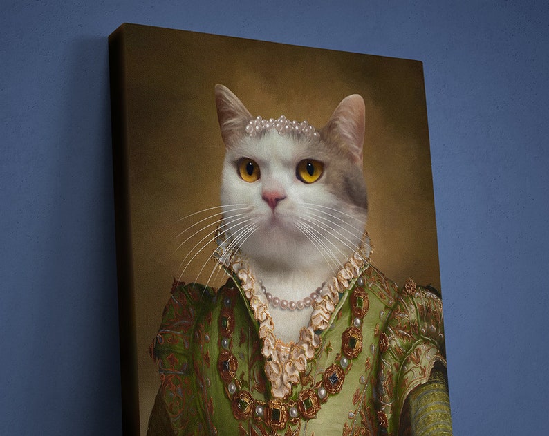 Custom Renaissance Pet Portrait