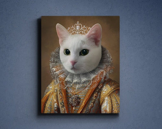 Custom Queen Pet Portrait