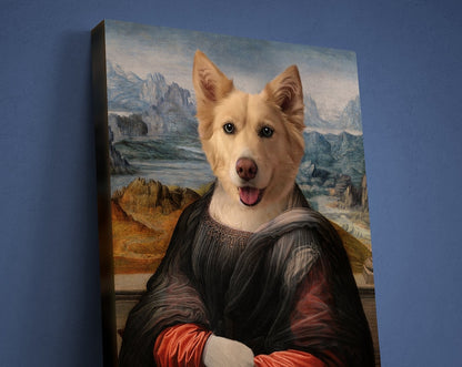 Custom Mona Lisa Pet Portrait