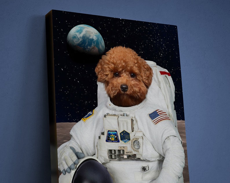 Custom Astronaut Pet Portrait