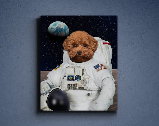 Custom Astronaut Pet Portrait