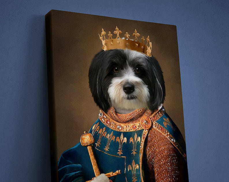 Custom Renaissance Pet Portrait