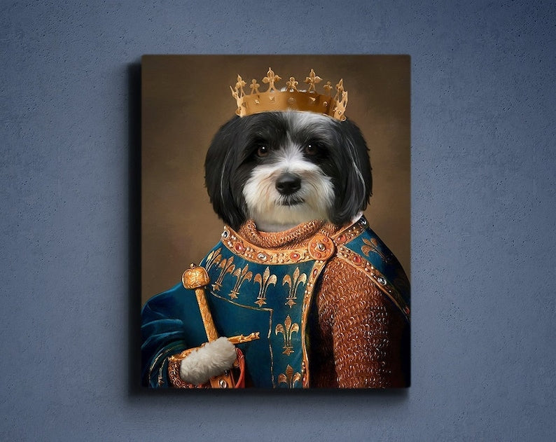 Custom Renaissance Pet Portrait